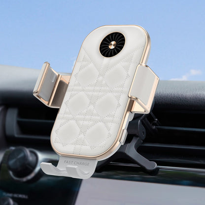 Auto-Clamping Fast Wireless Car Charger with Cooling Fan for Samsung Galaxy Z Flip 4 - Galaxy Z Flip 4 Case