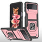 Shockproof Armor Case Stand for Samsung Galaxy Z Flip 4 - Galaxy Z Flip 4 Case