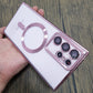 Luxury Transparent Plating Magsafe Case For Samsung Galaxy S23 Series - Caubade