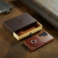 Leather Case with Card Slot Holder & Kickstand for Samsung Galaxy S23 Series - Caubade