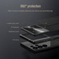 Shockproof Leather Case with Slide Lens Protection For Samsung Galaxy S23 Series - S23 Ultra Case