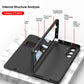 Leather Case with Detachable Pen Holder & Card Slot for Samsung Galaxy Z Fold 5