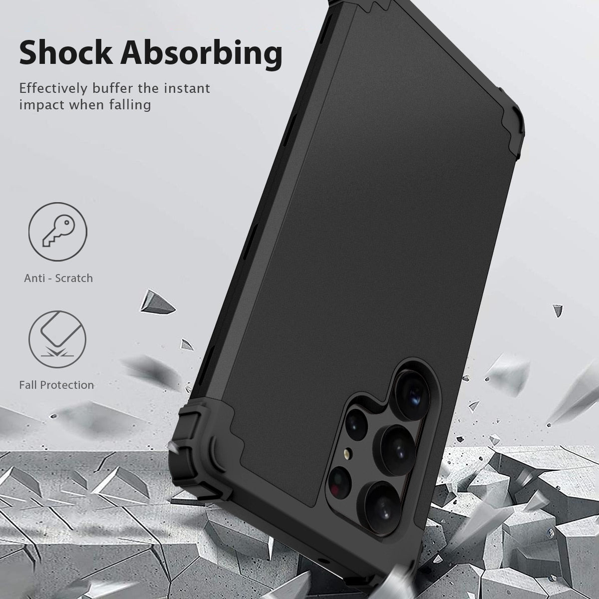 Armor High Impact Shockproof Case For Samsung Galaxy S23 Ultra - S23 Ultra Case