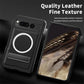 Leather Magnetic Case with Bracket For Google pixel fold - The Pixel Store