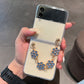 Luxury Rhinestone Bracelet Case For Samsung Galaxy Z Flip 4 - Galaxy Z Flip 4 Case