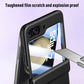 Shockproof Matte Case with Front Screen Glass For Samsung Galaxy Z Flip 5