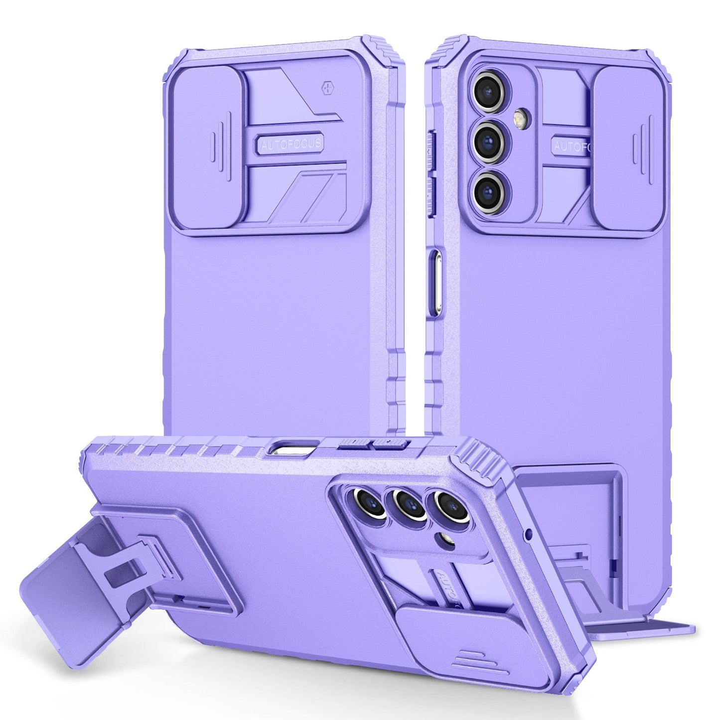 Full Protection Case With Slide Camera Cover For Samsung Galaxy S23 Series - Caubade