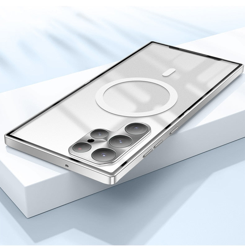 Magnetic Metal Aluminium case For Samsung Galaxy S23 Series - Caubade