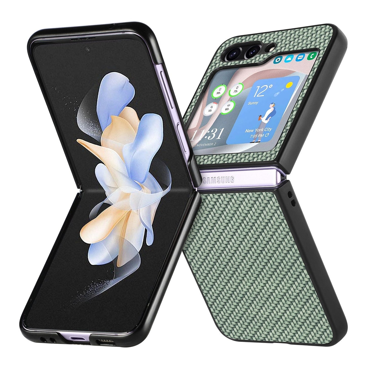 Anti-Fingerprint Matte Cover Case for Samsung Galaxy Z Flip 5