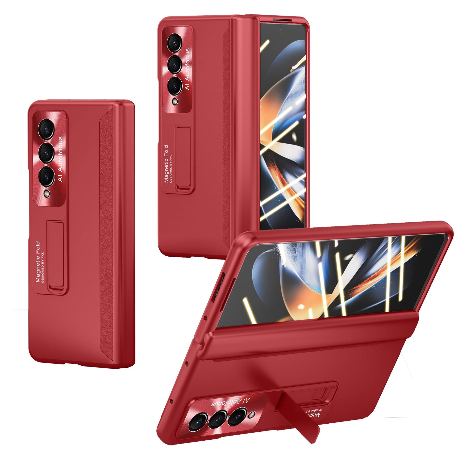 Magnetic Stand Case with Bracket For Samsung Galaxy Z Fold 4