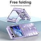 Plating Pattern Clear Cover For Samsung Galaxy Z Flip 5