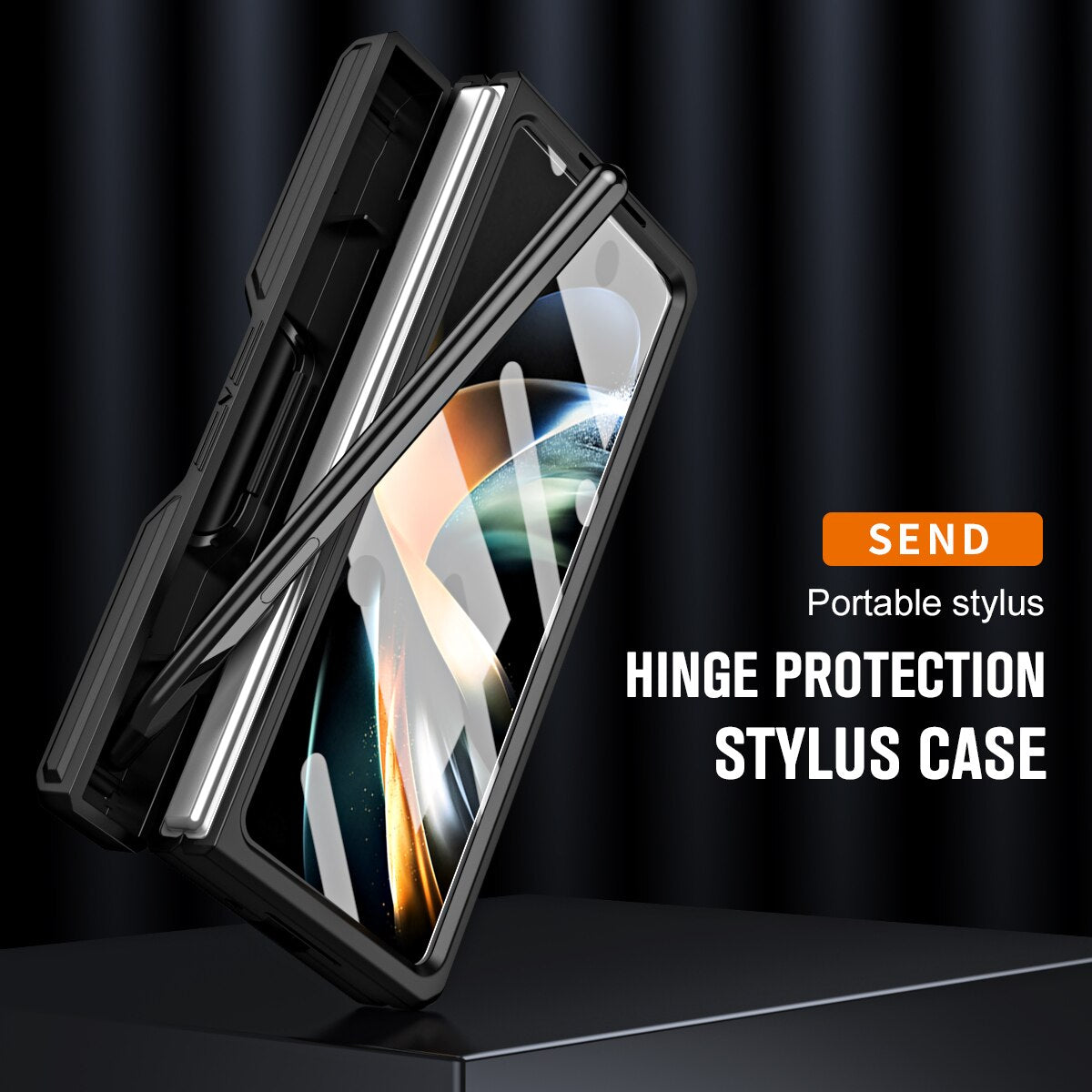 Shockproof Case with S Pen Holder For Samsung Galaxy Z Fold 5 & 4