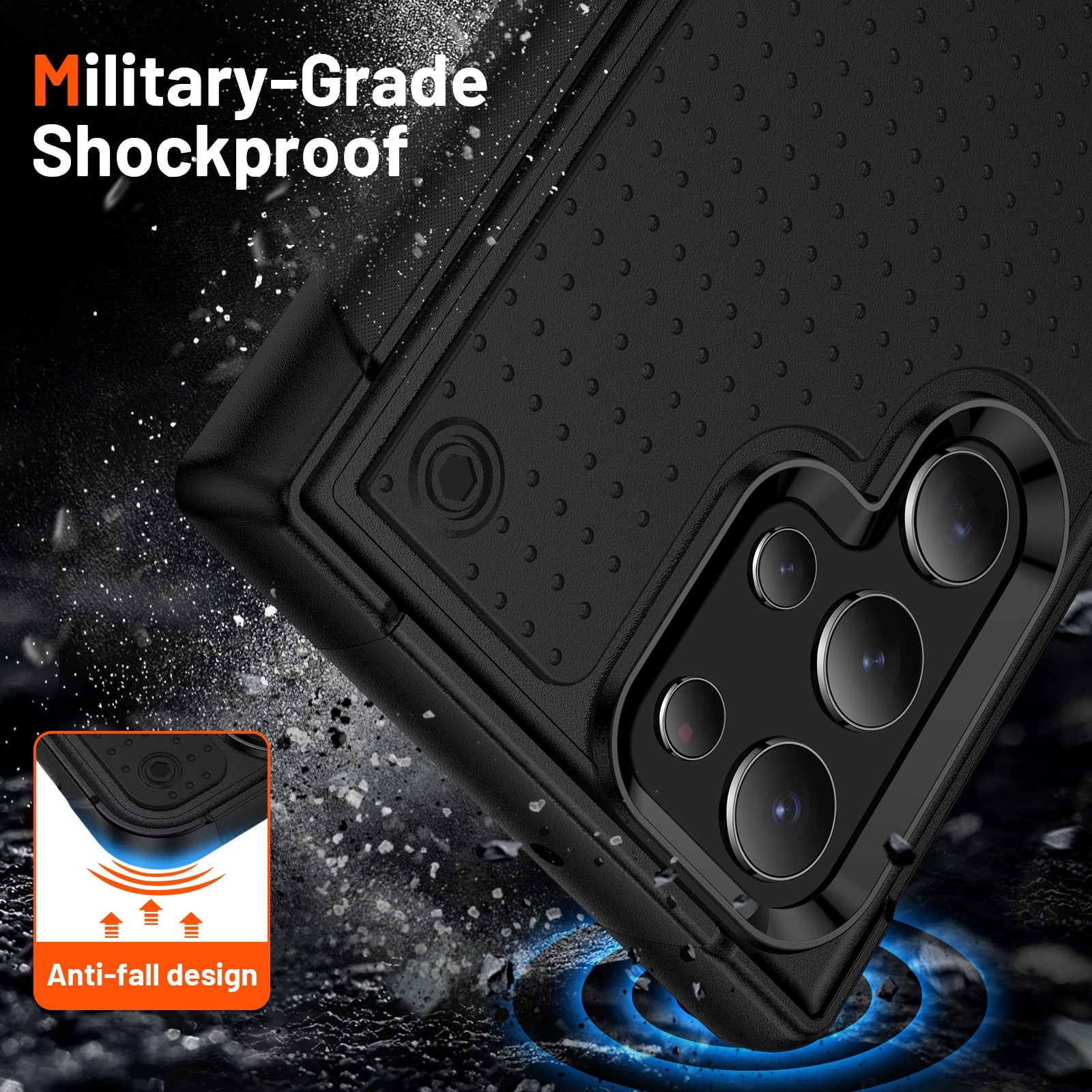 Shockproof Armor Case for Samsung Galaxy S23 Series - S23 Ultra Case