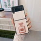 Luxury Case With Perfume Bottle Bracket for Samsung Galaxy Z Flip 4 - Galaxy Z Flip 4 Case