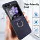 Luxury Colorful Case with Ring Bracket For Galaxy Z Flip 5