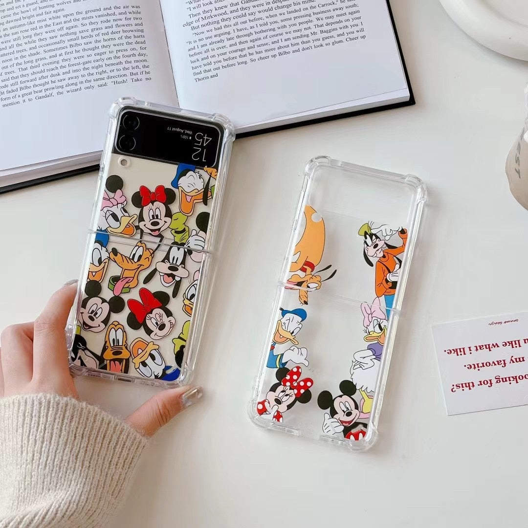 Cute cartoon Case for Samsung Galaxy Z Flip 3 & 4