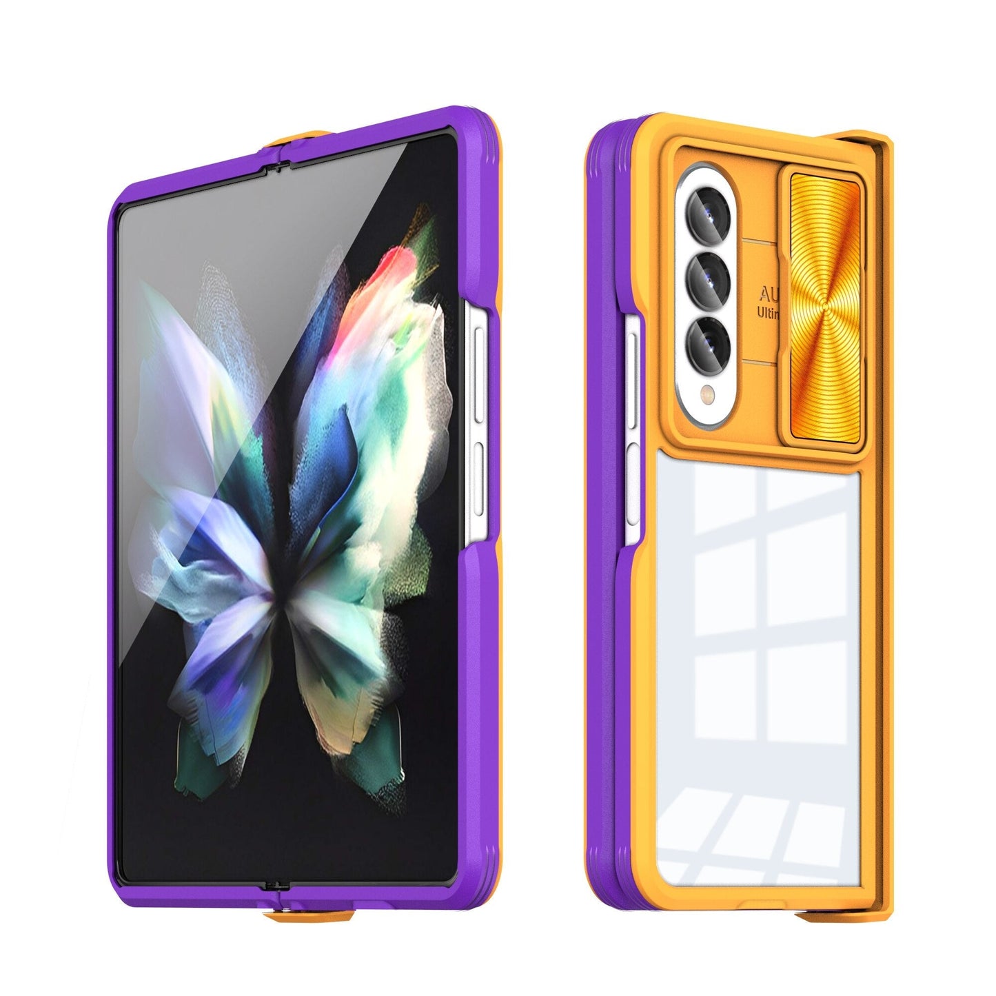 Anti-Drop Clear Case Slide Camera Protection for Samsung Galaxy Z Fold 4