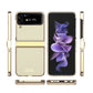 Transparent Plating Frame Full Protection For Galaxy Z Flip 4 - Galaxy Z Flip 4 Case
