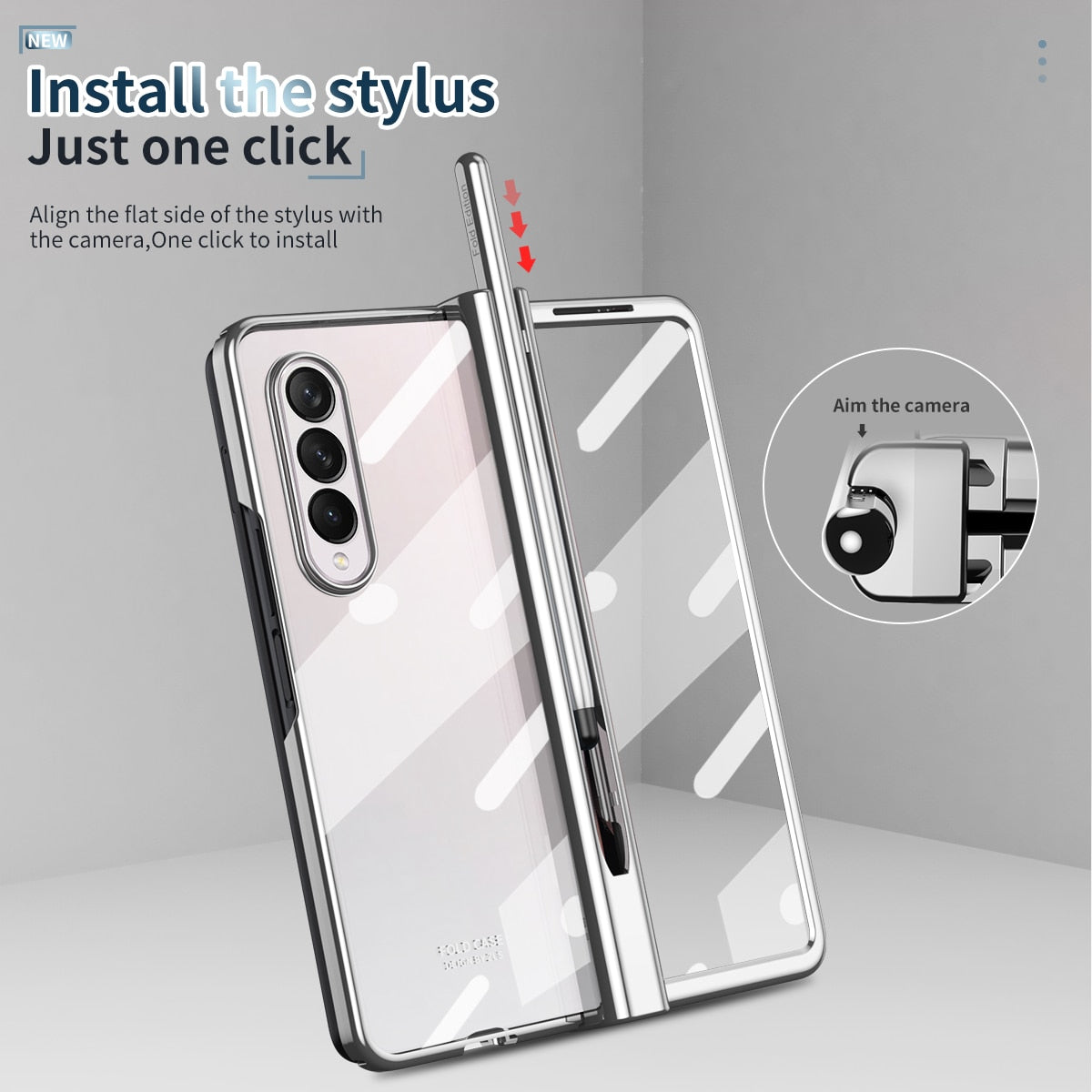 Full Protection Case with pen holder for Samsung Galaxy Z Fold 4