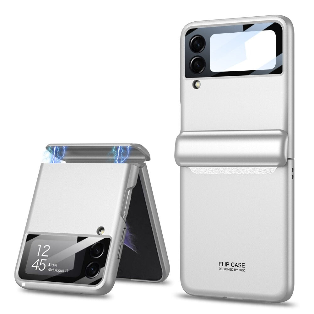 Magnetic Folding All-Inclusive Shell Case For Galaxy Z Flip 4 - Galaxy Z Flip 4 Case