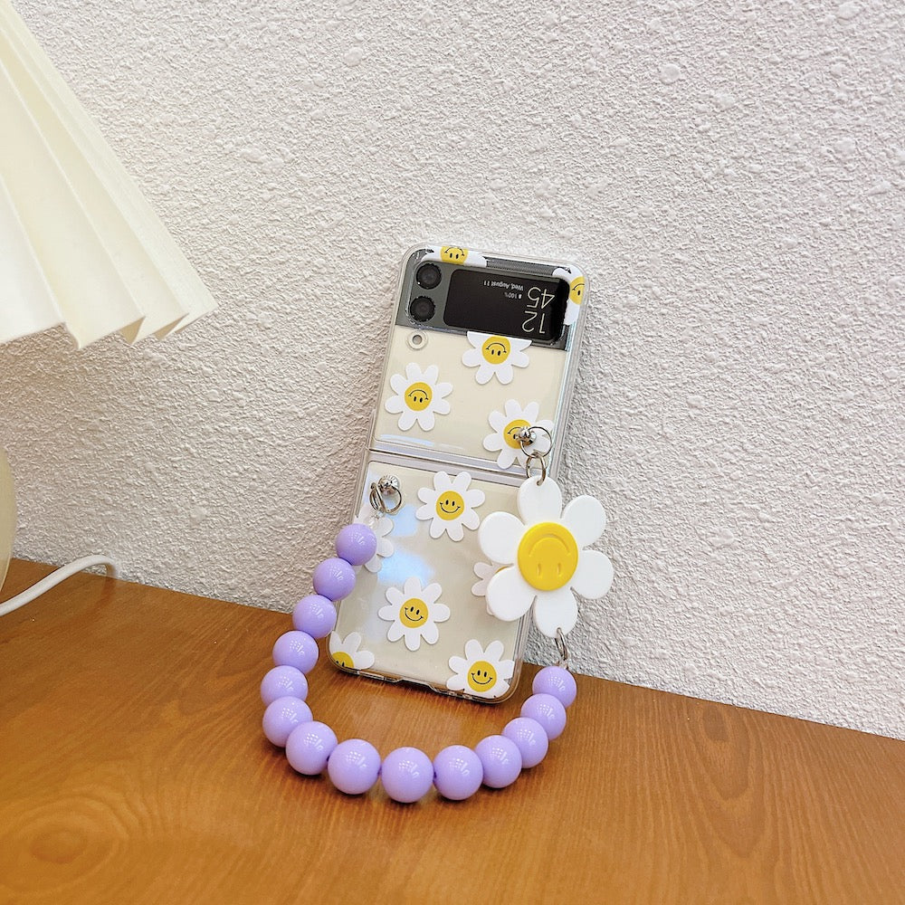 Flower Bracelet Case for Samsung Galaxy Z Flip 4 - Galaxy Z Flip 4 Case