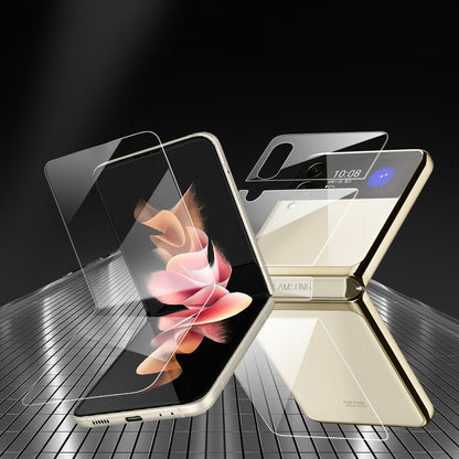 3 IN 1 Protective Film For Galaxy Z Flip 4 Front & Back - Galaxy Z Flip 4 Case