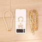 Luxury Crossbody Leather Strap Case for Galaxy Z Flip 4 5G - Galaxy Z Flip 4 Case