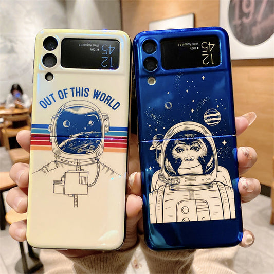 Astronaut Monkey Case For Samsung Galaxy Z Flip 4 - Galaxy Z Flip 4 Case