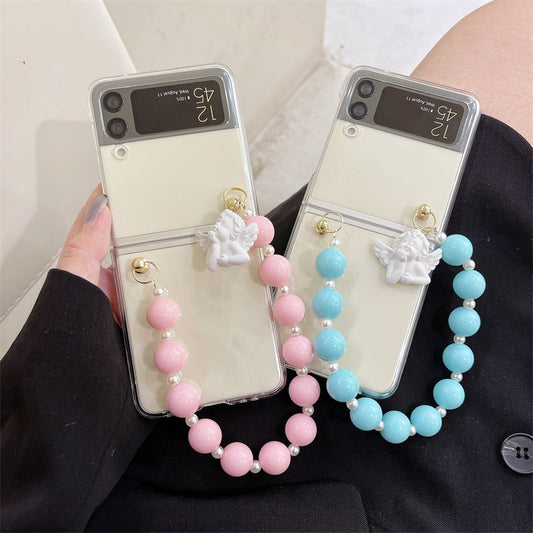 3D Angel Chain Bracelet Case For Samsung Galaxy Z Flip 4 - Galaxy Z Flip 4 Case